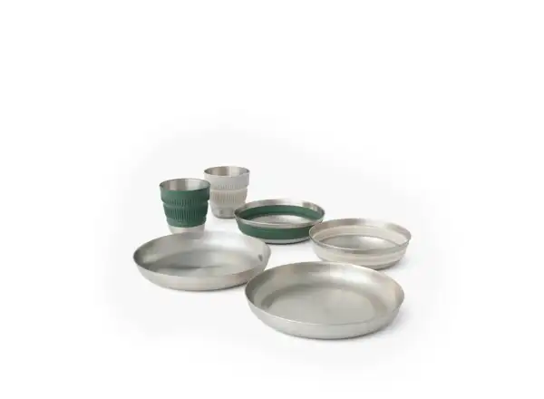 Sea to Summit Detour Stainless Steel Dinnerware Set 6 dílná sada nádobí