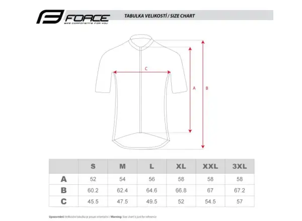 Force Pure pánský dres krátký rukáv modrá