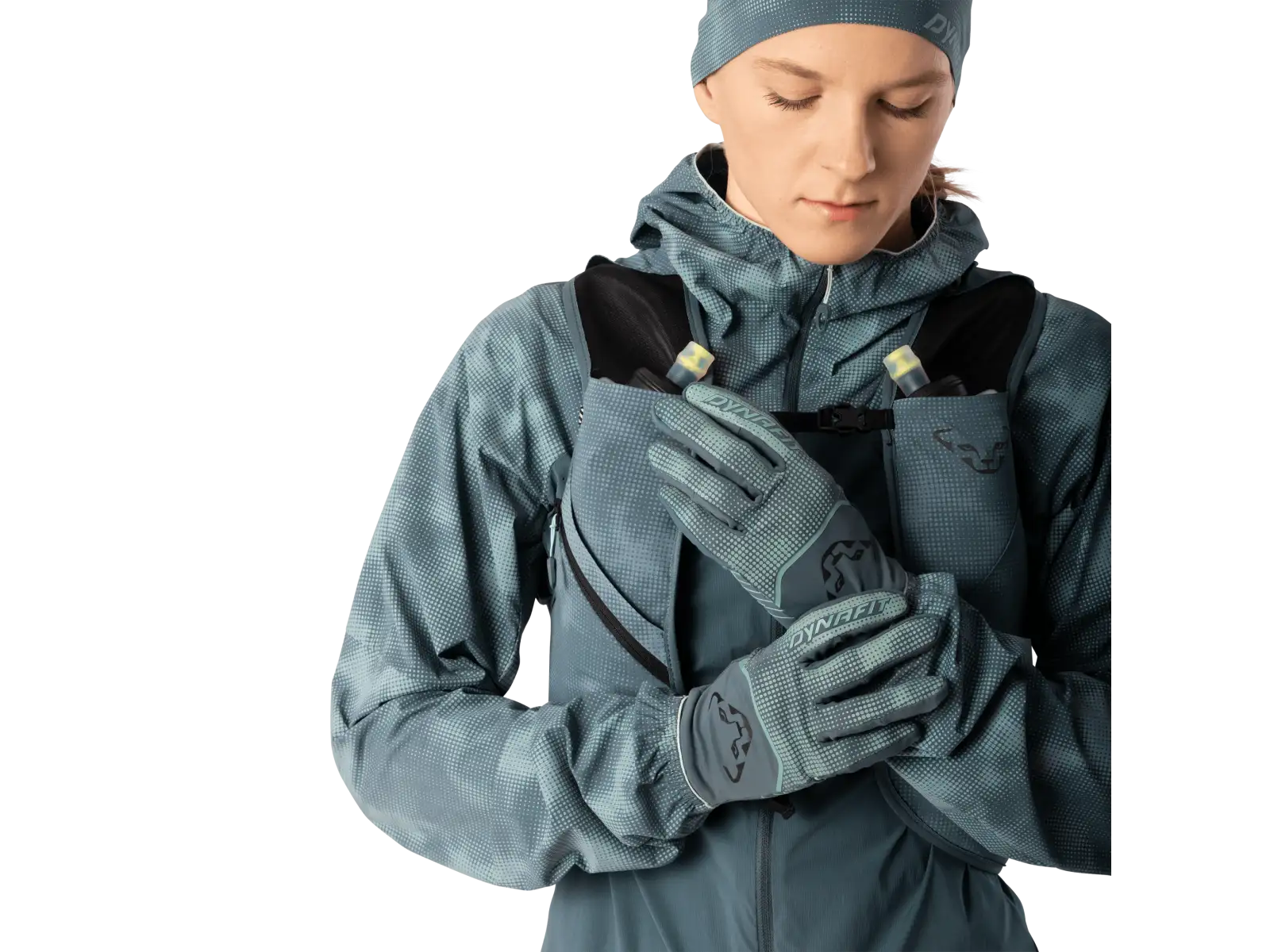 Dynafit Trail 6 Reflective běžecká vesta Cinder/Smoke Blue