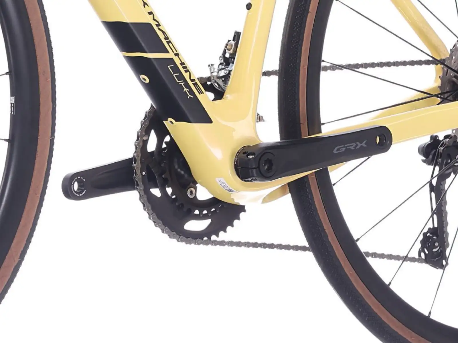 Rock Machine Lukk CR 60 gravel kolo Gloss Sulfur Yellow