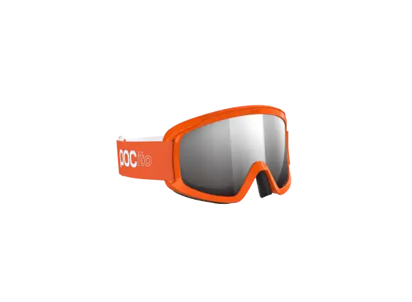 POC POCito Opsin dětské lyžařské brýle Fluorescent Orange/Partly Sunny Silver