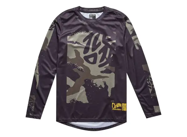 Troy Lee Designs Flowline Confident dres dlouhý rukáv Black