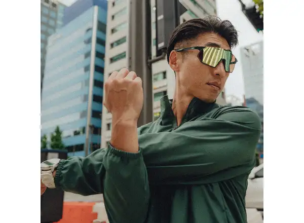 100% Hypercraft SQ sportovní brýle Matte Juniper/HiPER Mint Mirror Lens