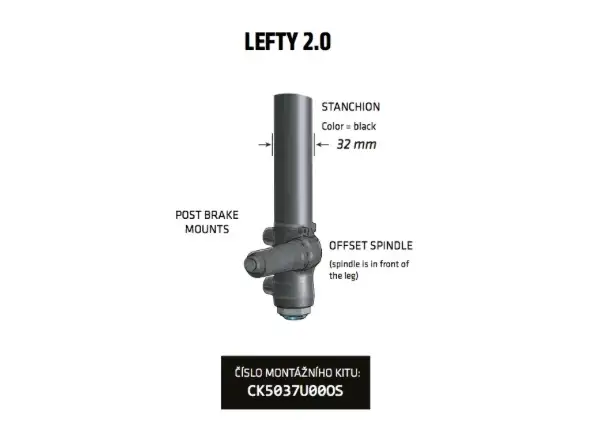 Cannondale 2Spring Air upgrade kit pro Lefty SuperMax 1.0 36mm (CK5027U00OS)