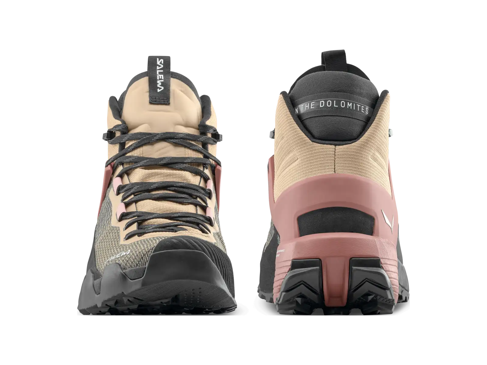 Salewa Wildfire NXT Mid GTX dámské turistické boty Quicksand/Etruscan Red