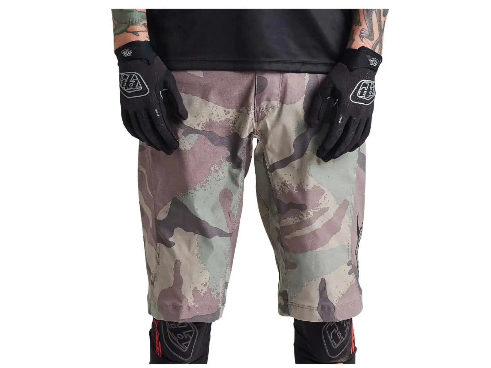 Troy Lee Desings Flowline kraťasy s vložkou Camo Woodland