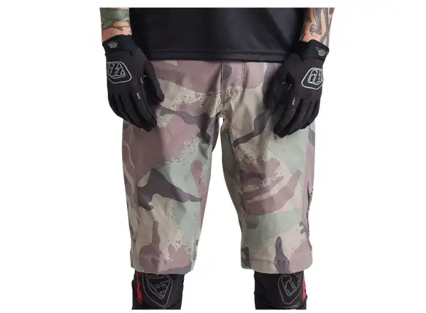 Troy Lee Desings Flowline kraťasy s vložkou Camo Woodland