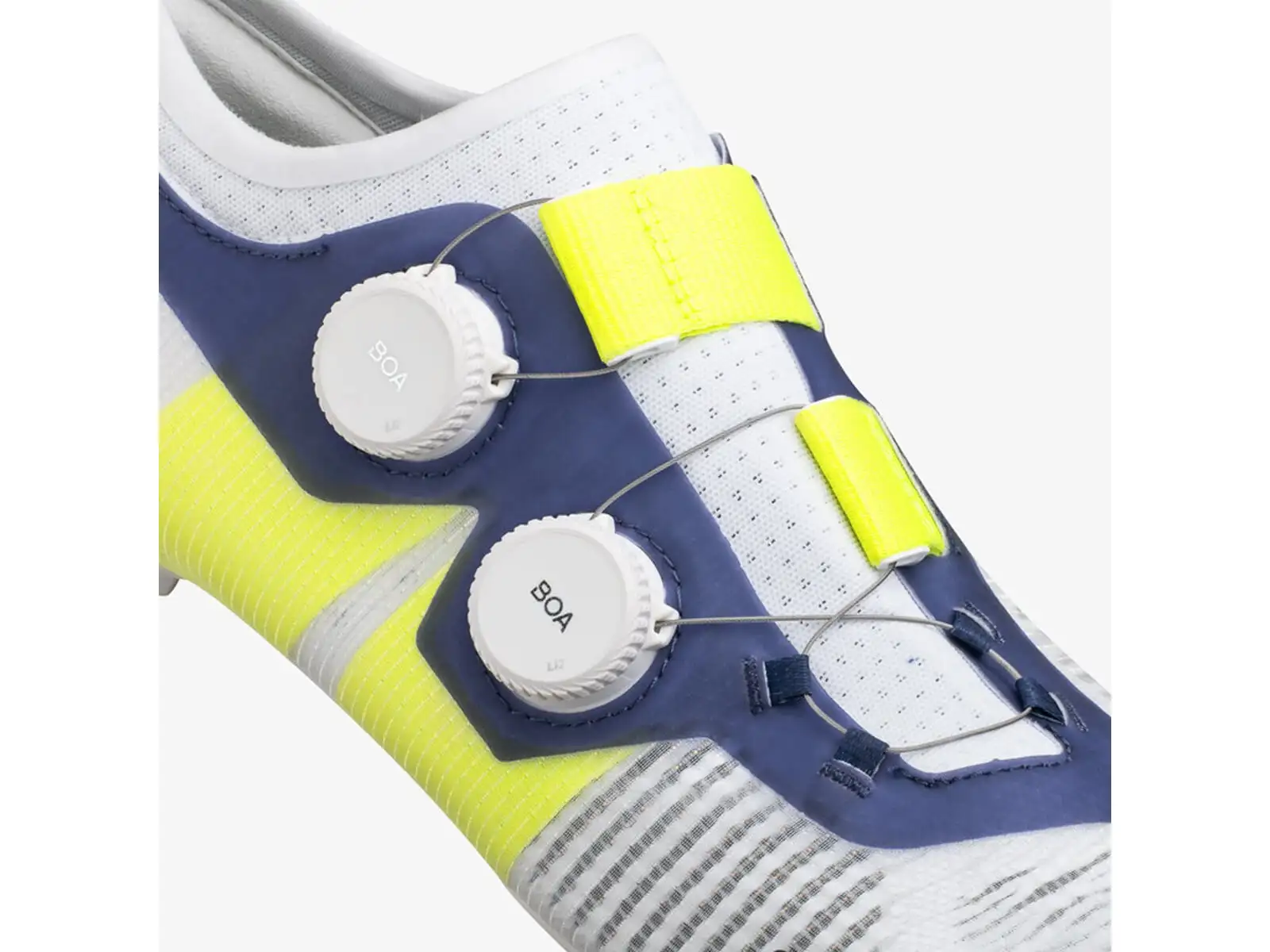 Fizik Vento Vega Carbon silniční tretry White/Yellow Fluo