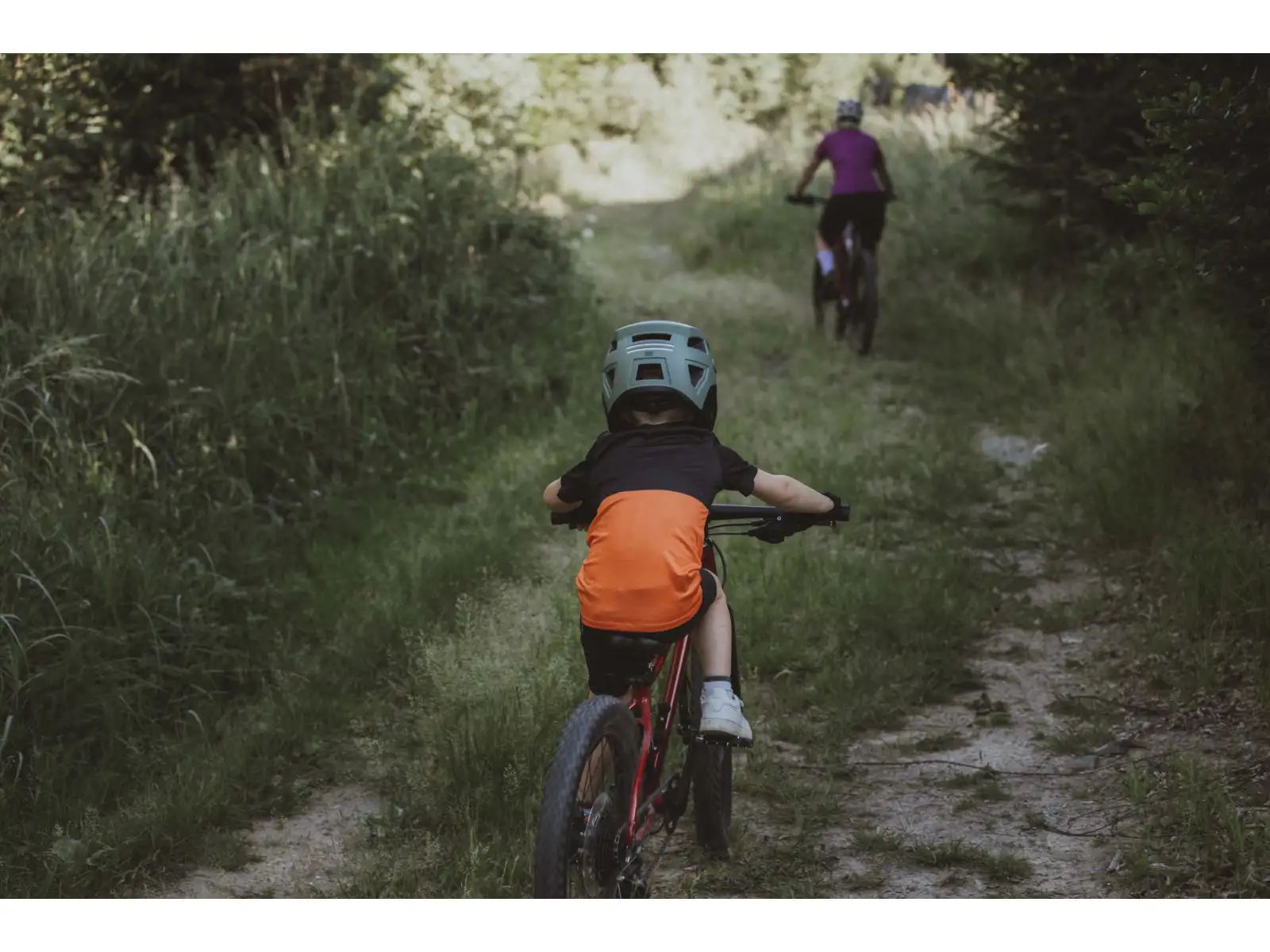 Force Kid MTB Cheery dětský dres krátký rukáv černá/oranžová