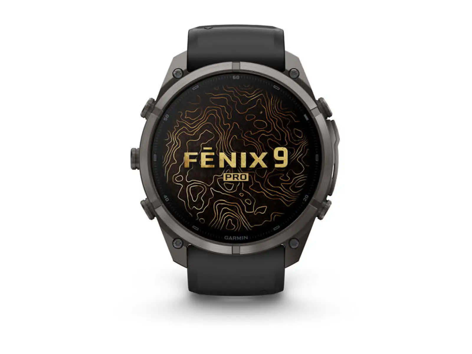 Garmin Fénix 9 Pro inReach 47 mm chytré hodinky Carbon gray DLC Titanium Black/Pebble gray