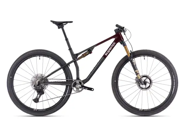 Superior XF 9.9 Team celoodpružené kolo Red Carbon/ Matte Carbon