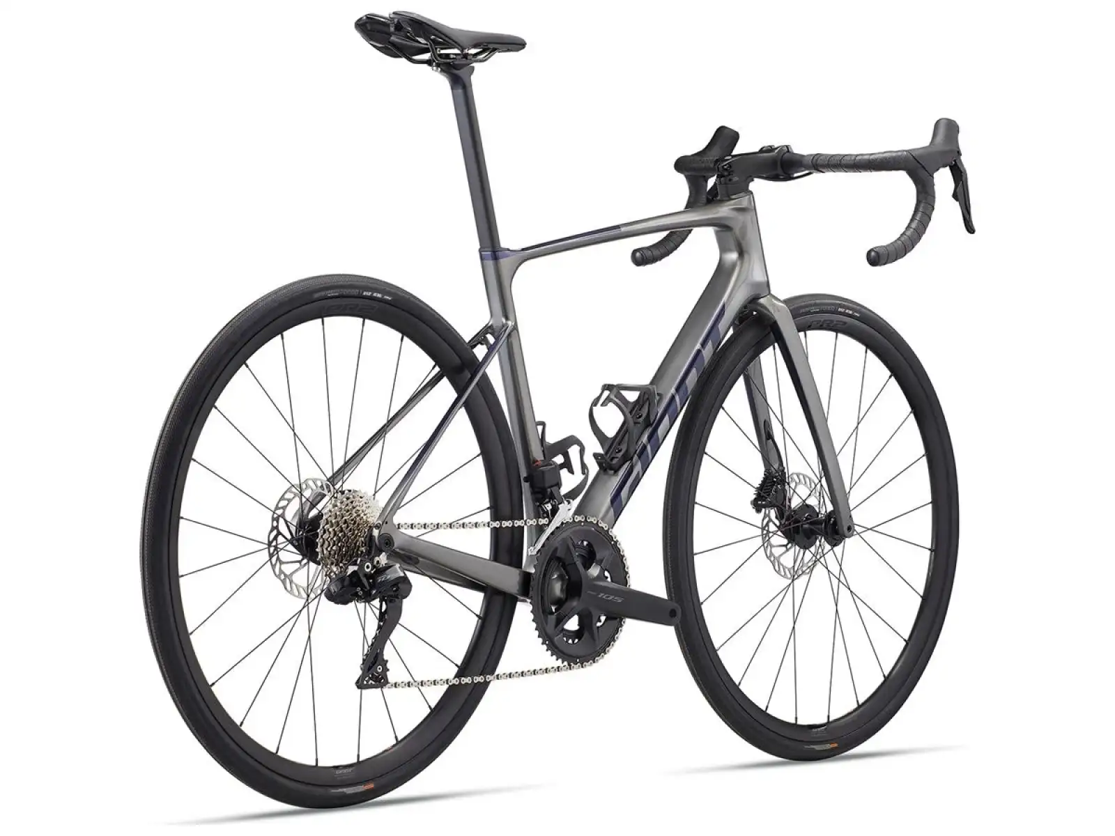 Giant Defy Advanced 1 silniční kolo Charcoal / Milky Way