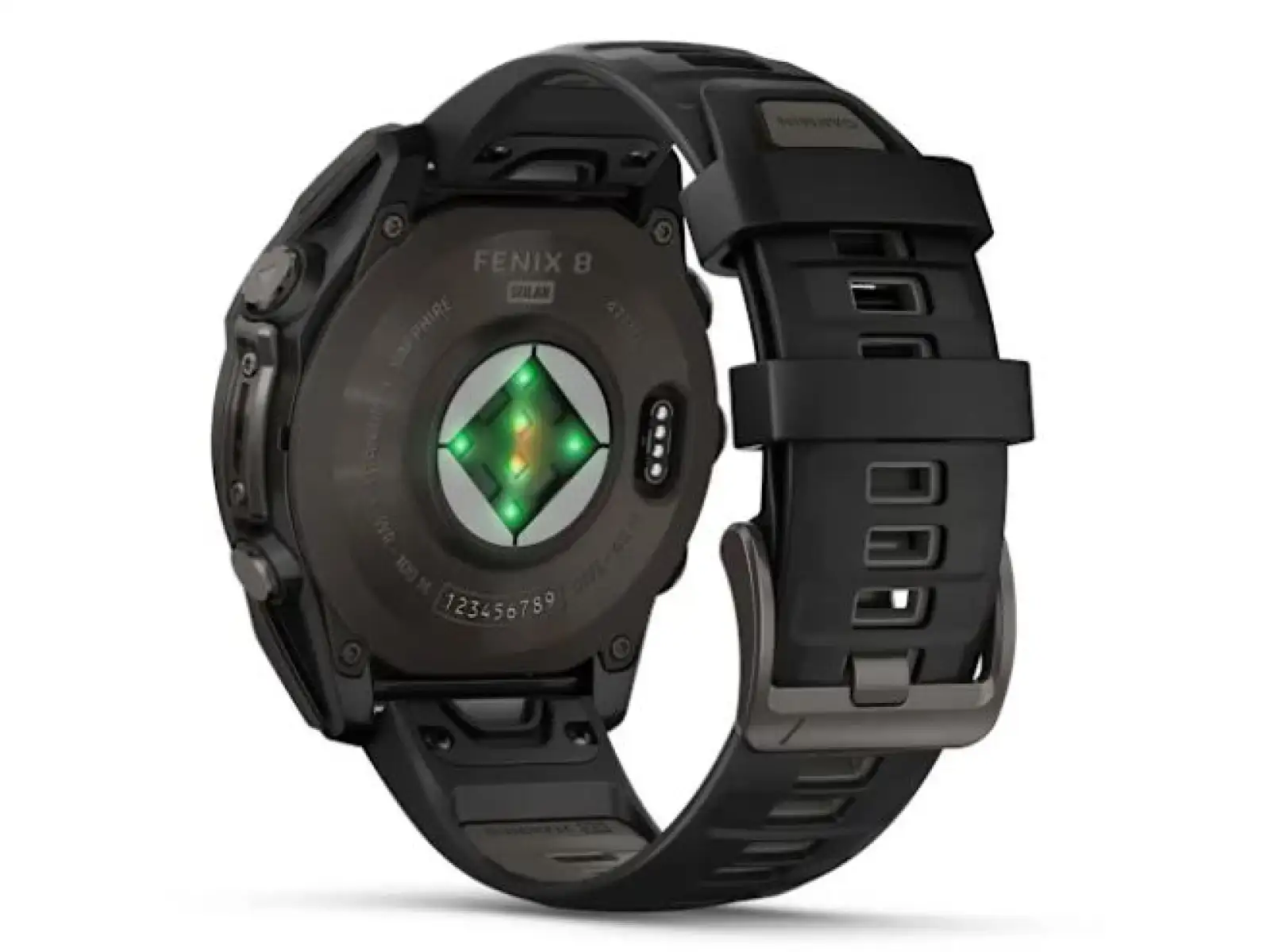 Garmin fenix 8 - 47 mm Solar Sapphire chytré hodinky Carbon Gray DLC Titanium Black/Gray