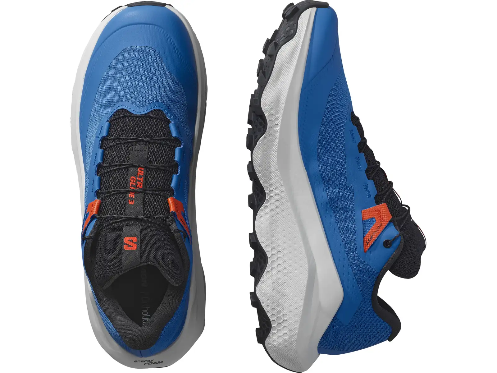 Salomon Ultra Glide 3 pánská běžecká obuv French Blue/Lunar Rock/Cherry Tomato