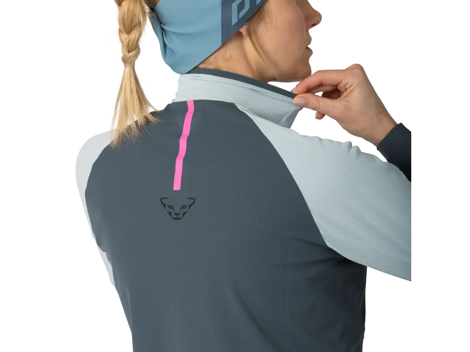 Dynafit Alpine 1/2 Zip dámské triko dlouhý rukáv Cloud Blue
