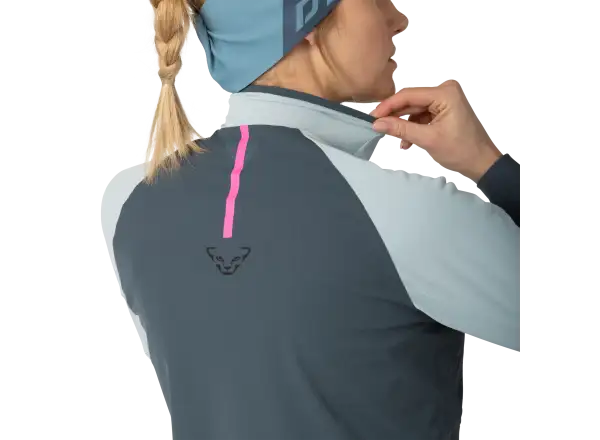 Dynafit Alpine 1/2 Zip dámské triko dlouhý rukáv Cloud Blue