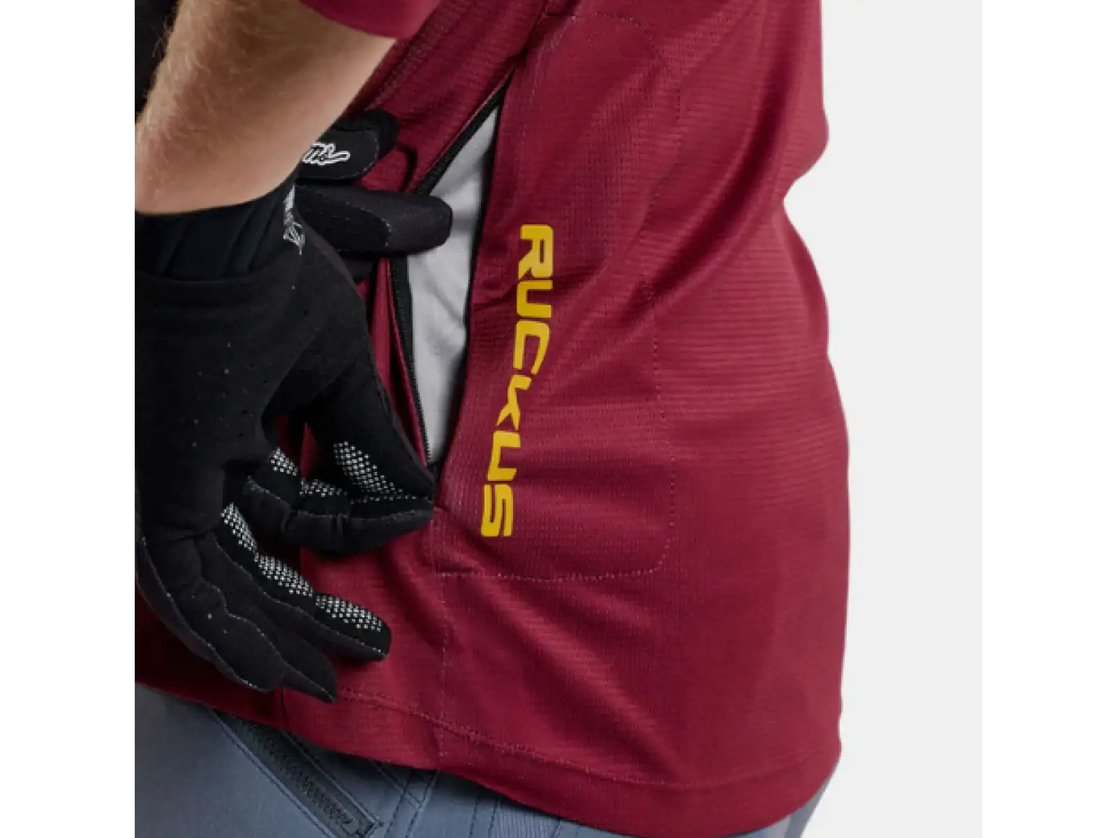 Troy Lee Designs Ruckus Spun pánský dres 3/4 rukáv Oxblood