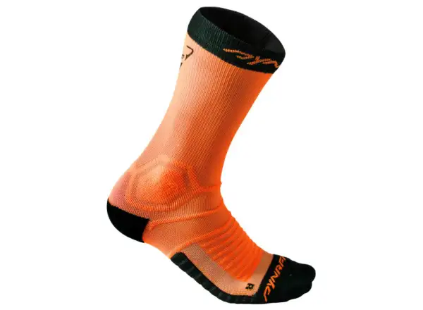 Dynafit Ultra Cushion Socks Fluo/Orange Běžecké ponožky oranžové