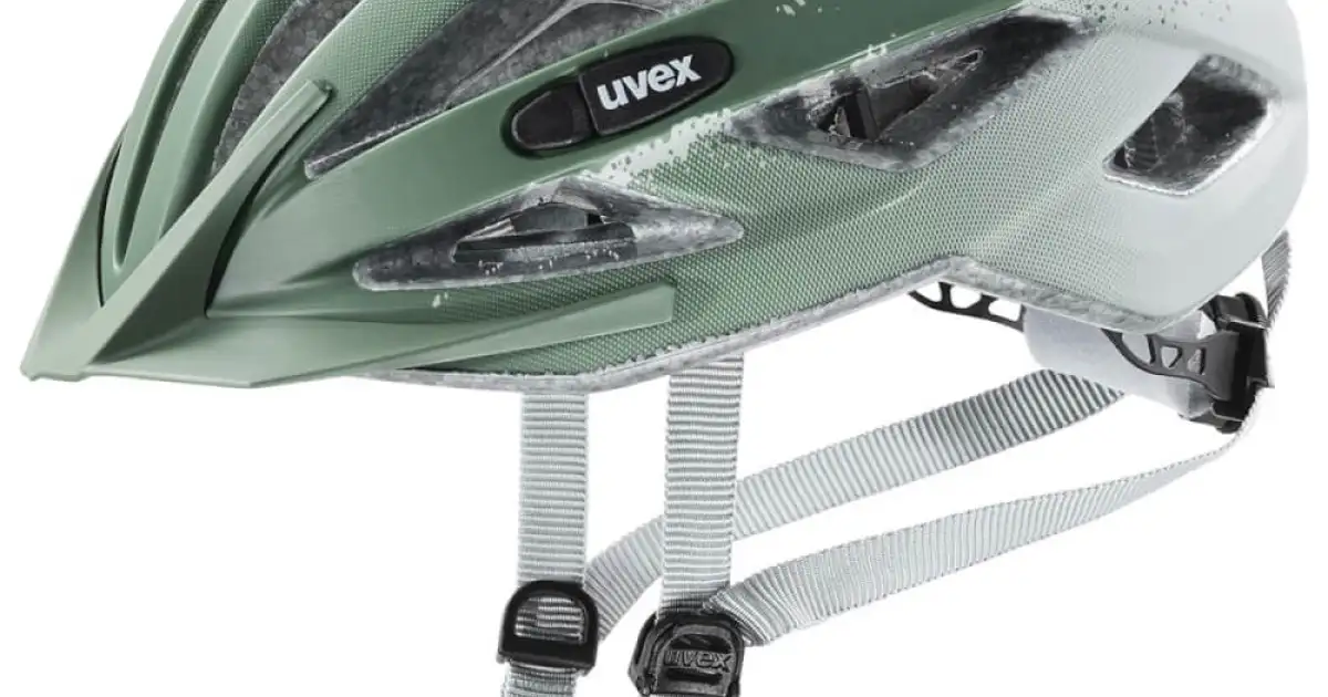 uvex air wing cc - lichte allround helm voor dames en heren - individueel verstelbare pasvorm - uitbreidbaar met LED-verlichting - black-silver matt - 52-57 cm