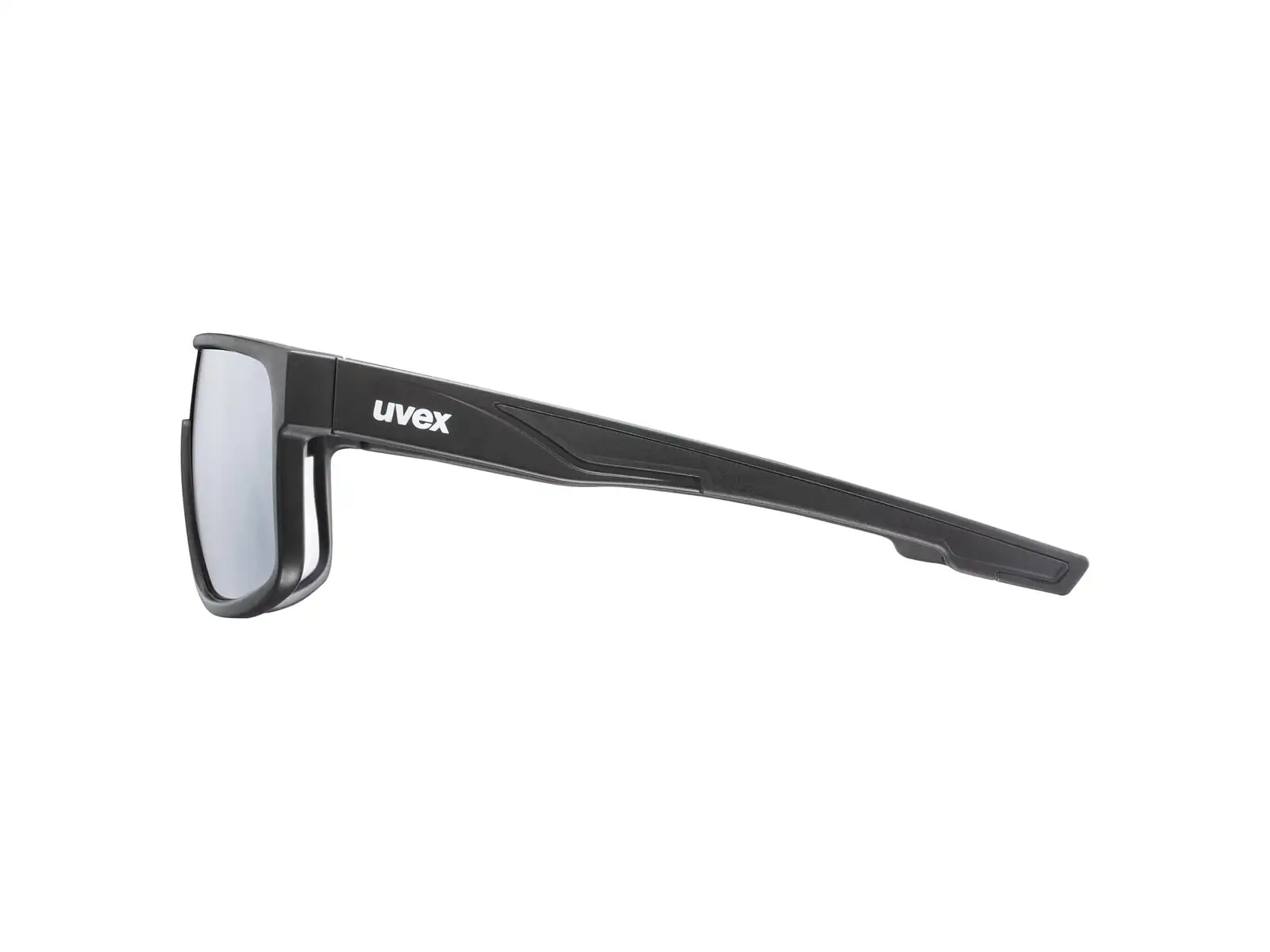 Uvex LGL 51 cyklistické brýle Black Mat/Mirror Silver
