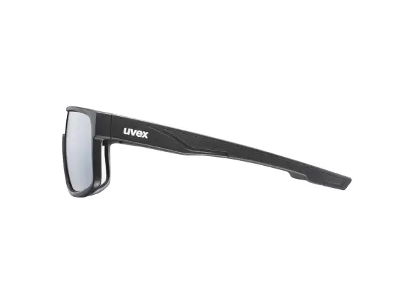 Uvex LGL 51 cyklistické brýle Black Mat/Mirror Silver