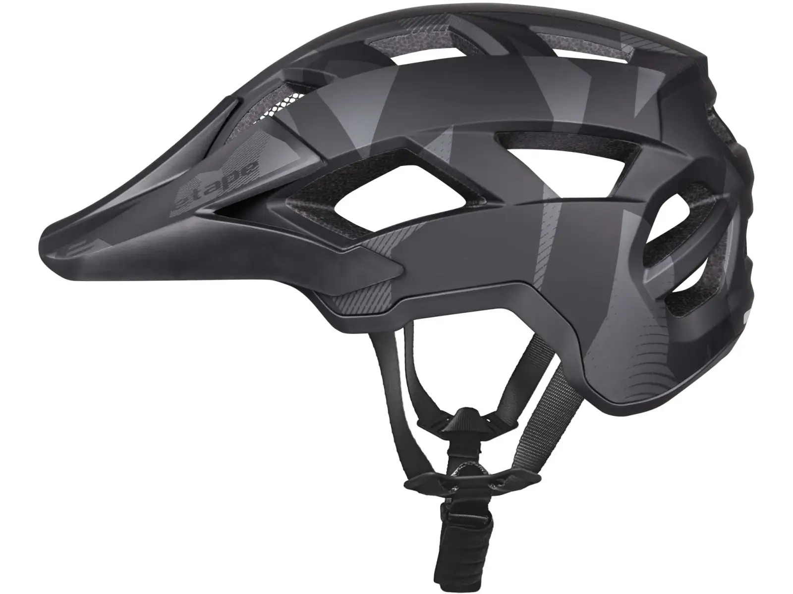 Etape X-Ray cyklistická přilba černá/šedá mat