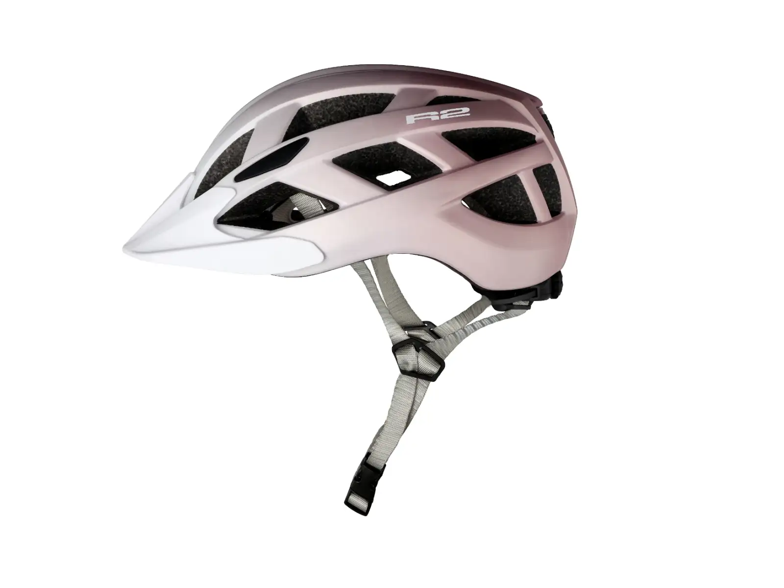 R2 Lumen cyklistická přilba bílá/pudrová růžová