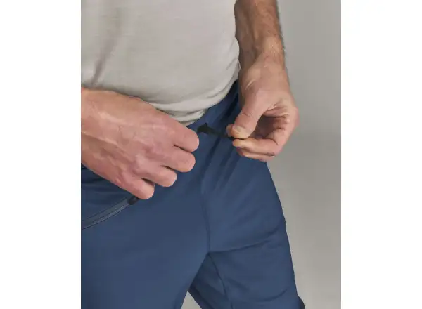 Ortovox Venet Softshell Pants pánské softshellové kalhoty Blue Nunatak