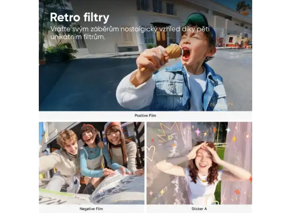 Insta360 GO 3S kamera Retro bundle 64 GB speciální edice bílá
