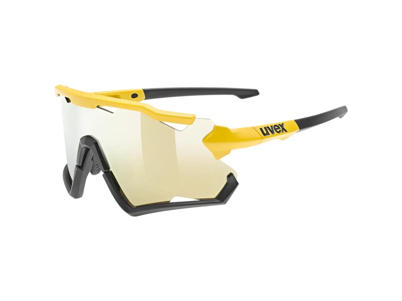 Uvex Sportstyle 228 cyklistické brýle Sunbee Black Mat/Mirror Yellow