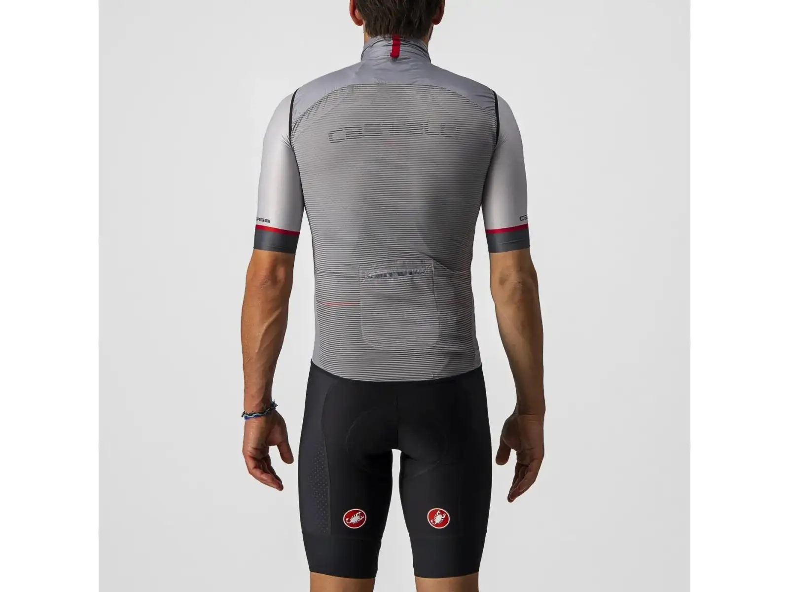 Castelli Aria pánská vesta Silver Gray