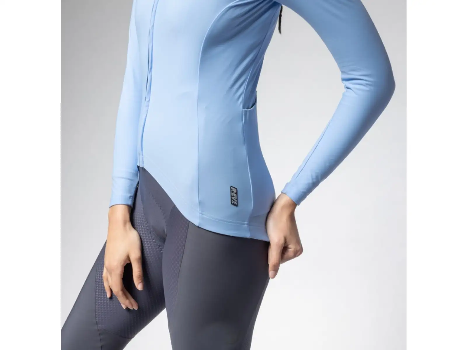 Alé R-EV1 Warm Race 2.0 dámský zateplený dres dlouhý rukáv Sky Blue