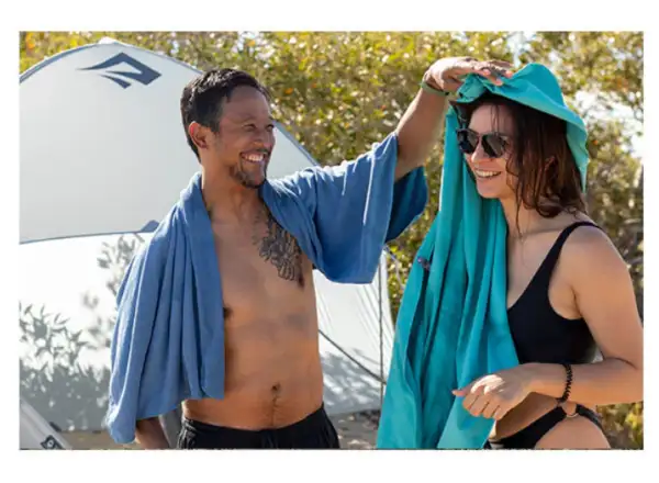 Sea to Summit Drylite Towel Medium rychleschnoucí utěrka Moonlight Blue