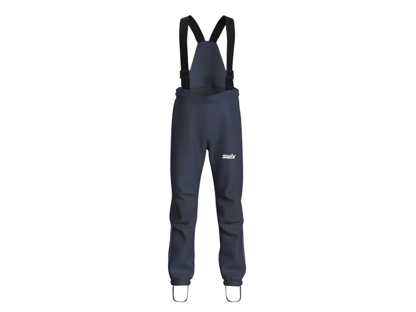 Swix Blizzard bib dětské kalhoty s kšandy Dark navy