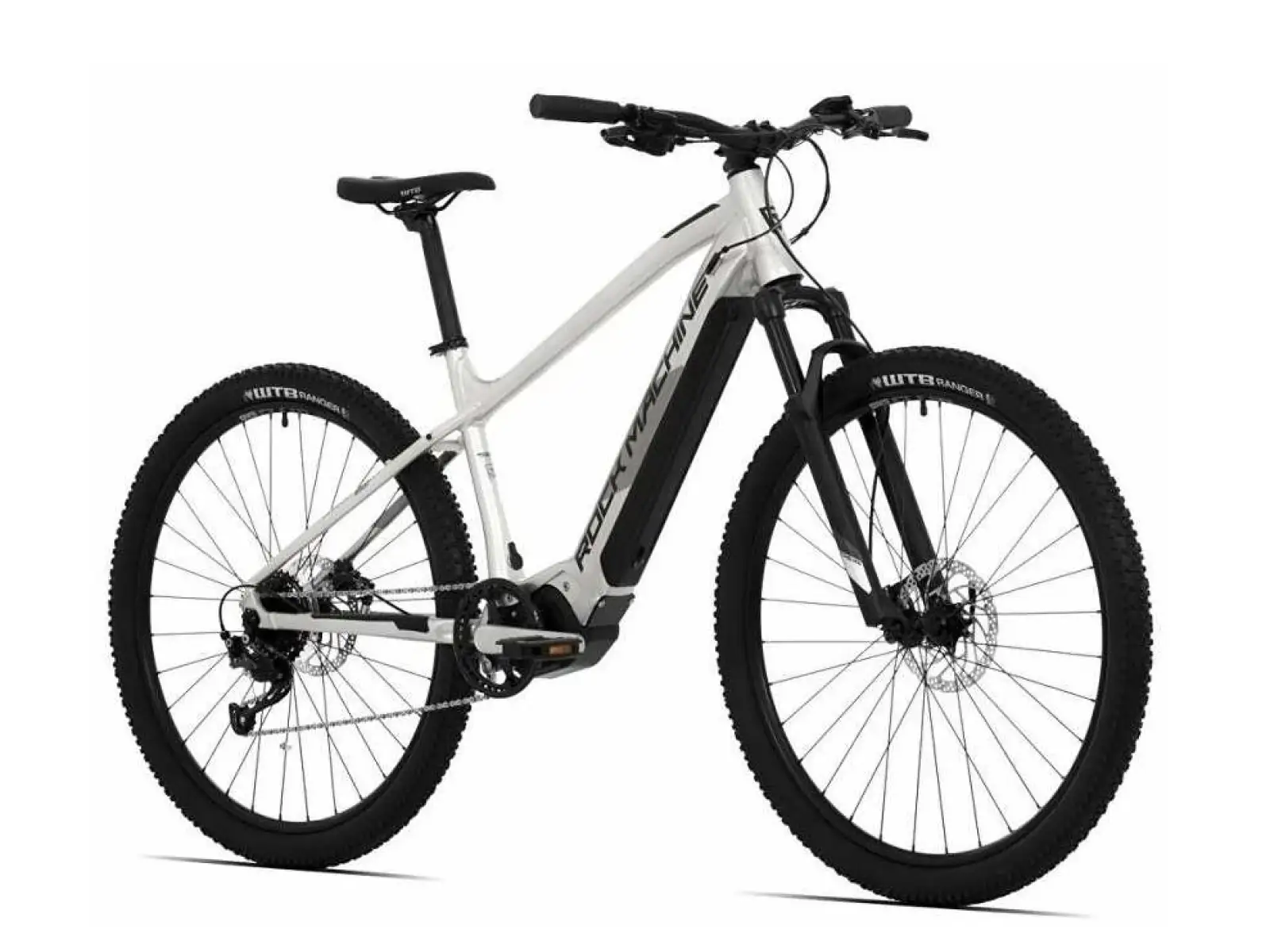 Rock Machine Blizzard INT e30-29 Gloss Silver/Black  celoodpružené elektrokolo