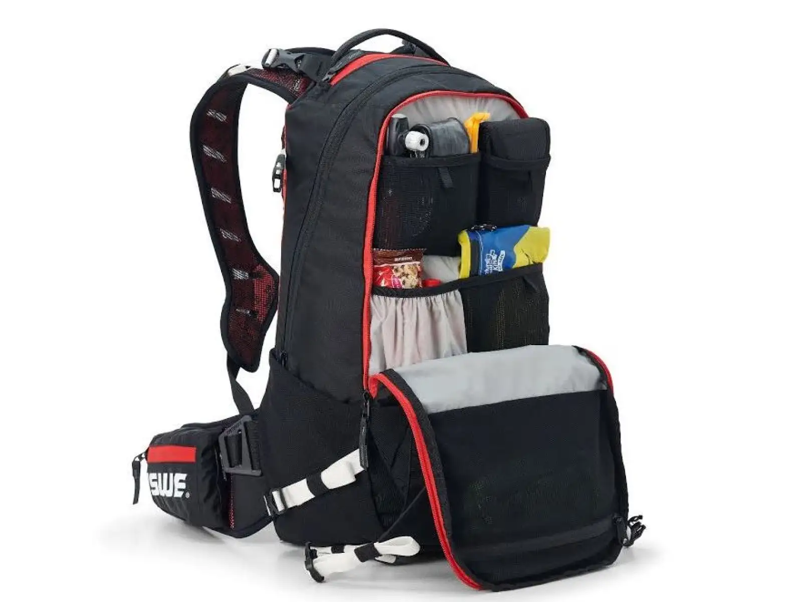 USWE Flow batoh 25l Black/red