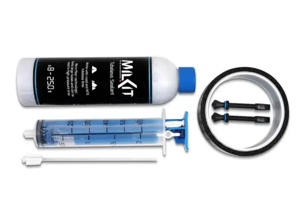milKit konverzní sada na bezdušové pláště ventilek 45 mm páska 25 mm