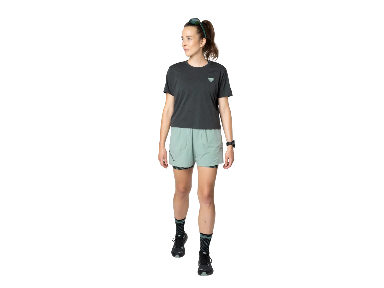 Dynafit Trail dámské běžecké triko krátký rukáv Black Out