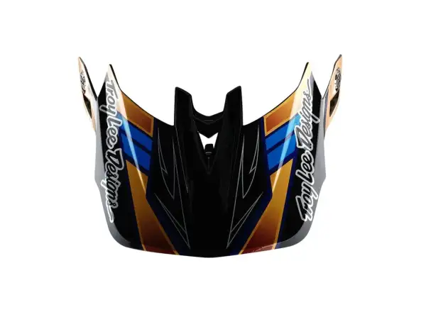 Troy Lee Designs D4 Composite integrální přilba Royalty Black/Gold