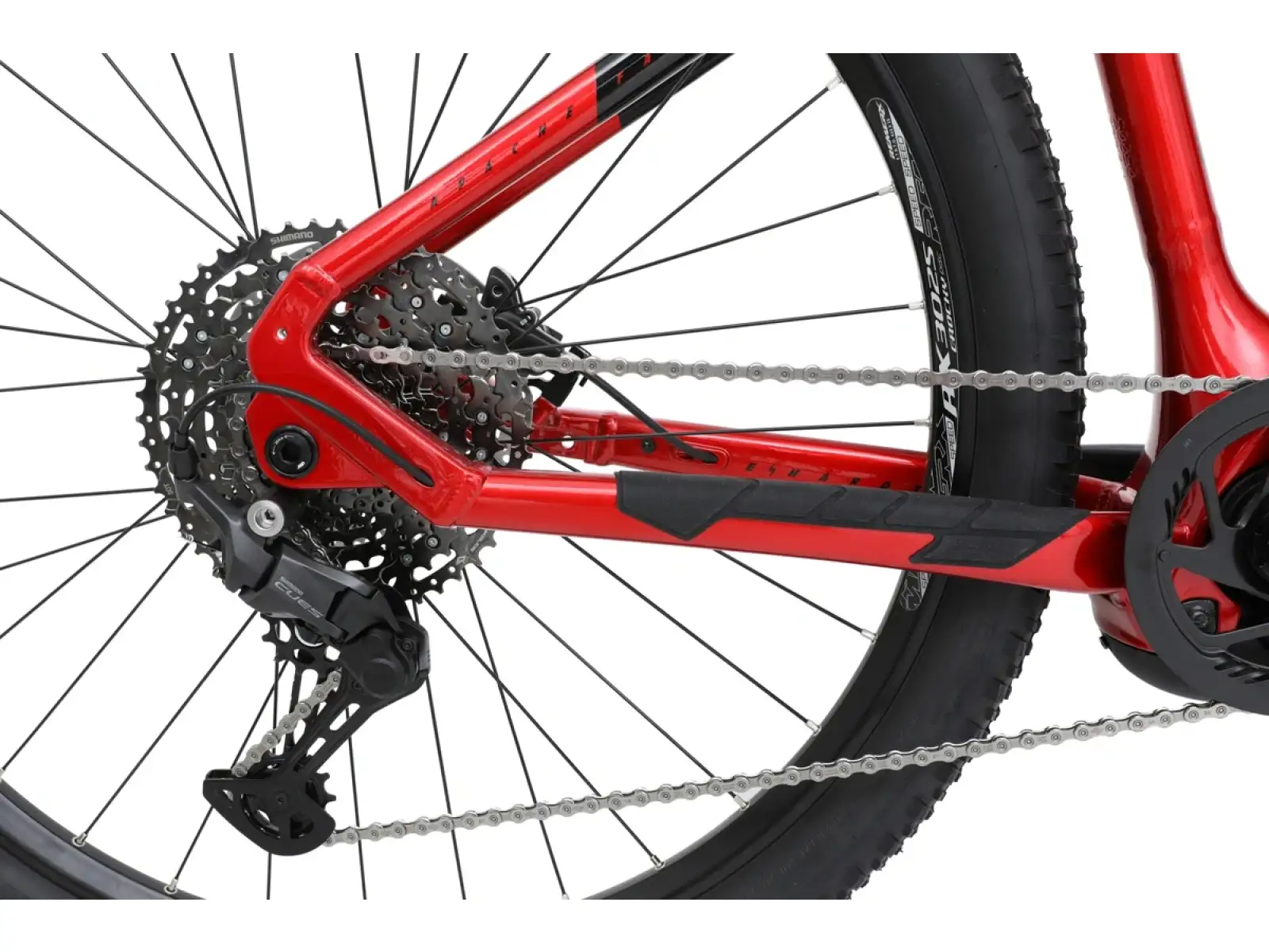 Apache Falcon 2 Bosch CX 800 Wh horské elektrokolo červená