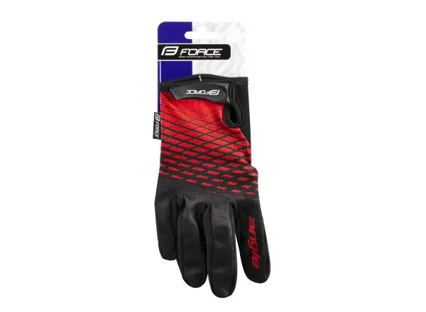 Force Angle MTB rukavice červená/černá