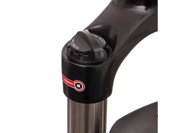 SR Suntour NCX D LO Air Disc trekingová odpružená vidlice černá matná