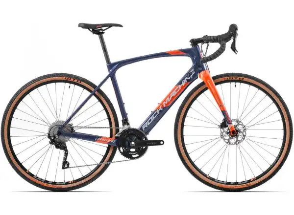 Rock Machine GravelRide CRB 700 gloss dark blue/brick orange/silver gravel kolo