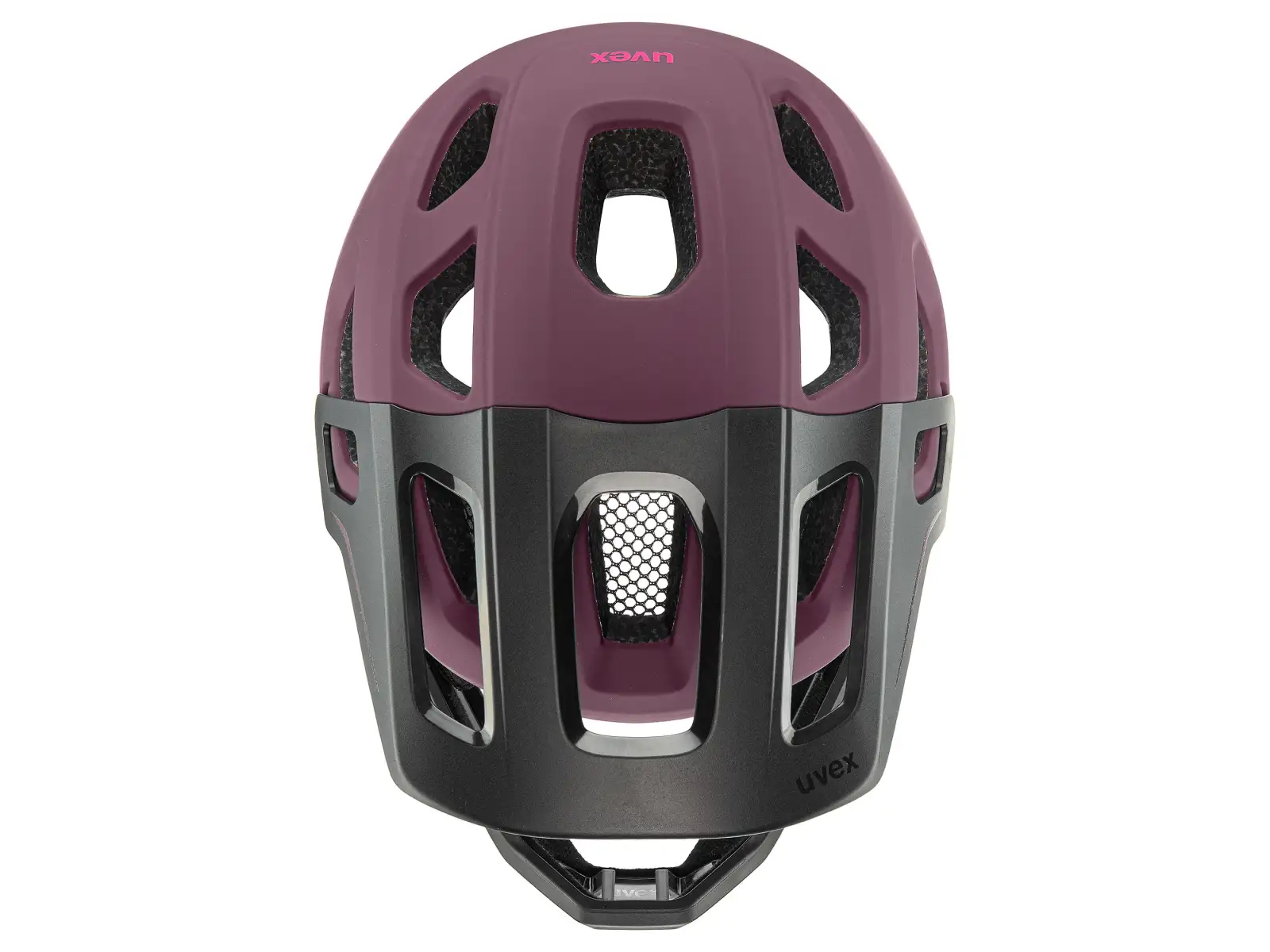Uvex React JR Fullface MTB přilba Cranberry matt