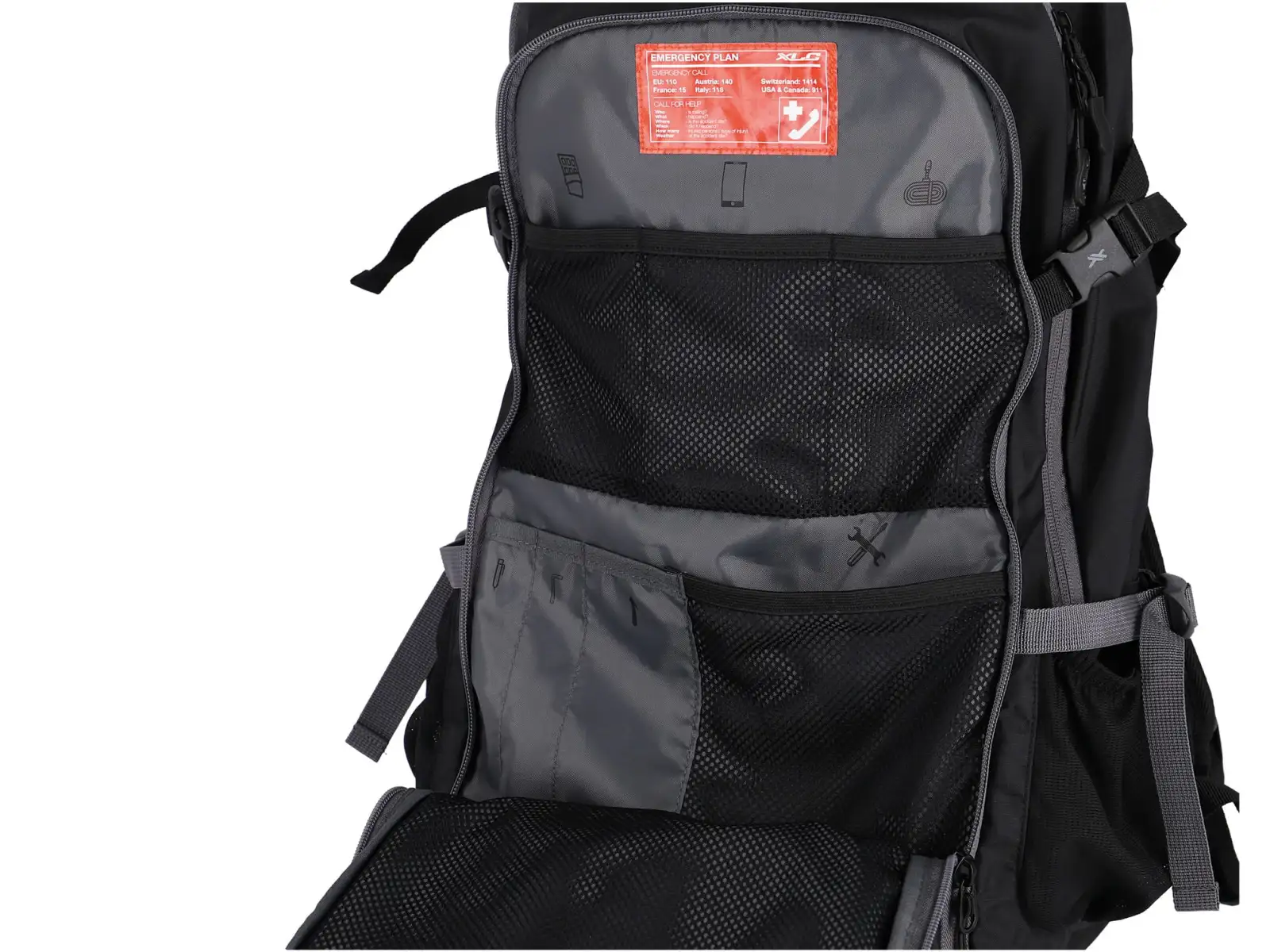 XLC BA-S98 E-Bike batoh 28 l černá/šedá