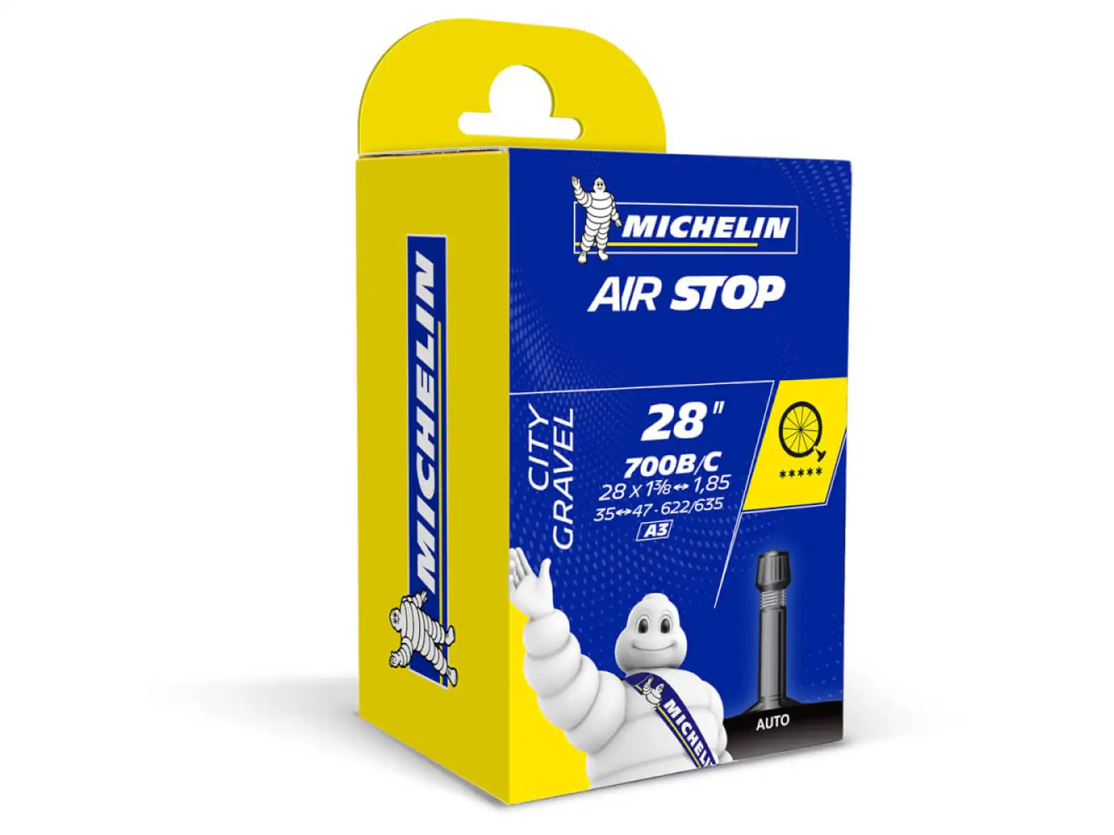 Michelin Air Stop 35-47/622 trekingová duše auto ventil 34 mm