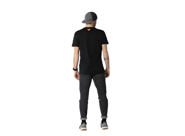 Dynafit Blacklight Cotton pánské triko krátký rukáv Black Out