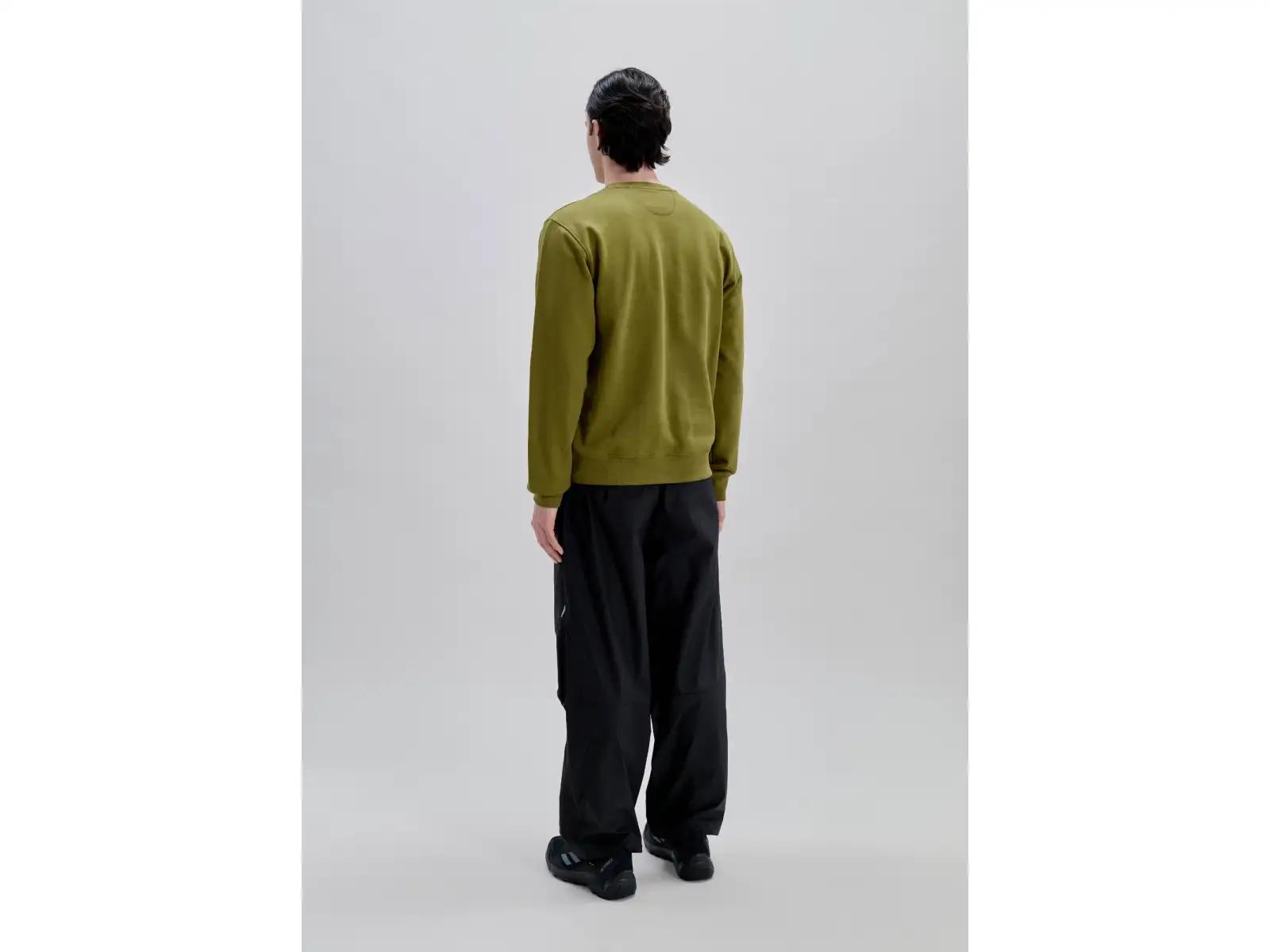 POC Crew mikina Olivine Green/Hydrogen White