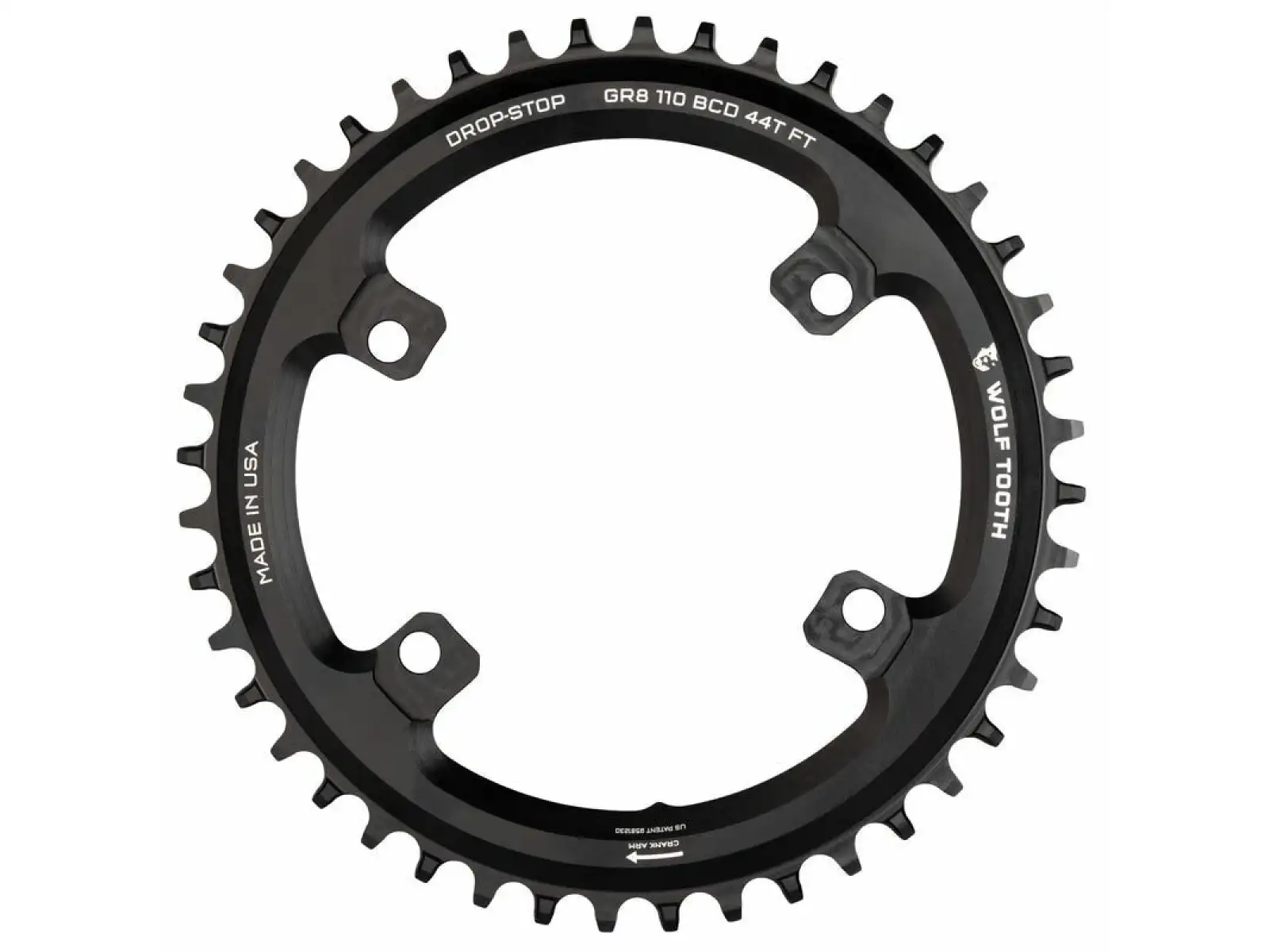 Wolf Tooth 110 BCD 4-Bolt převodník pro Shimano GRX