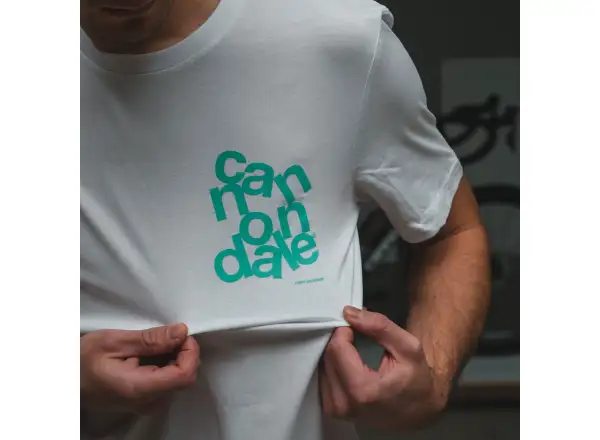 Cannondale Lifestyle triko krátký rukáv White/Turquosie